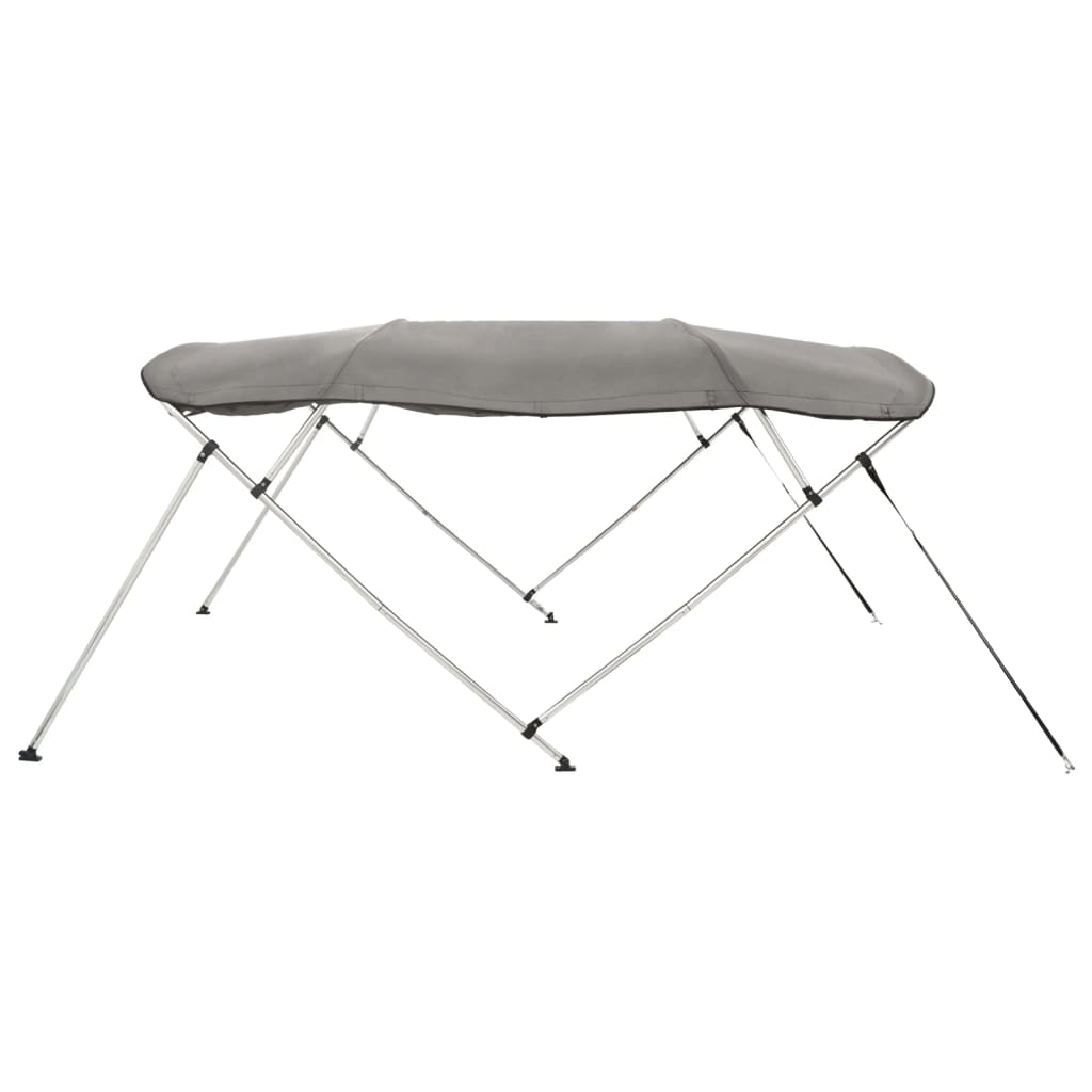Båtkalesje 4-buet med sidevegger 243x(170-182)x137 cm