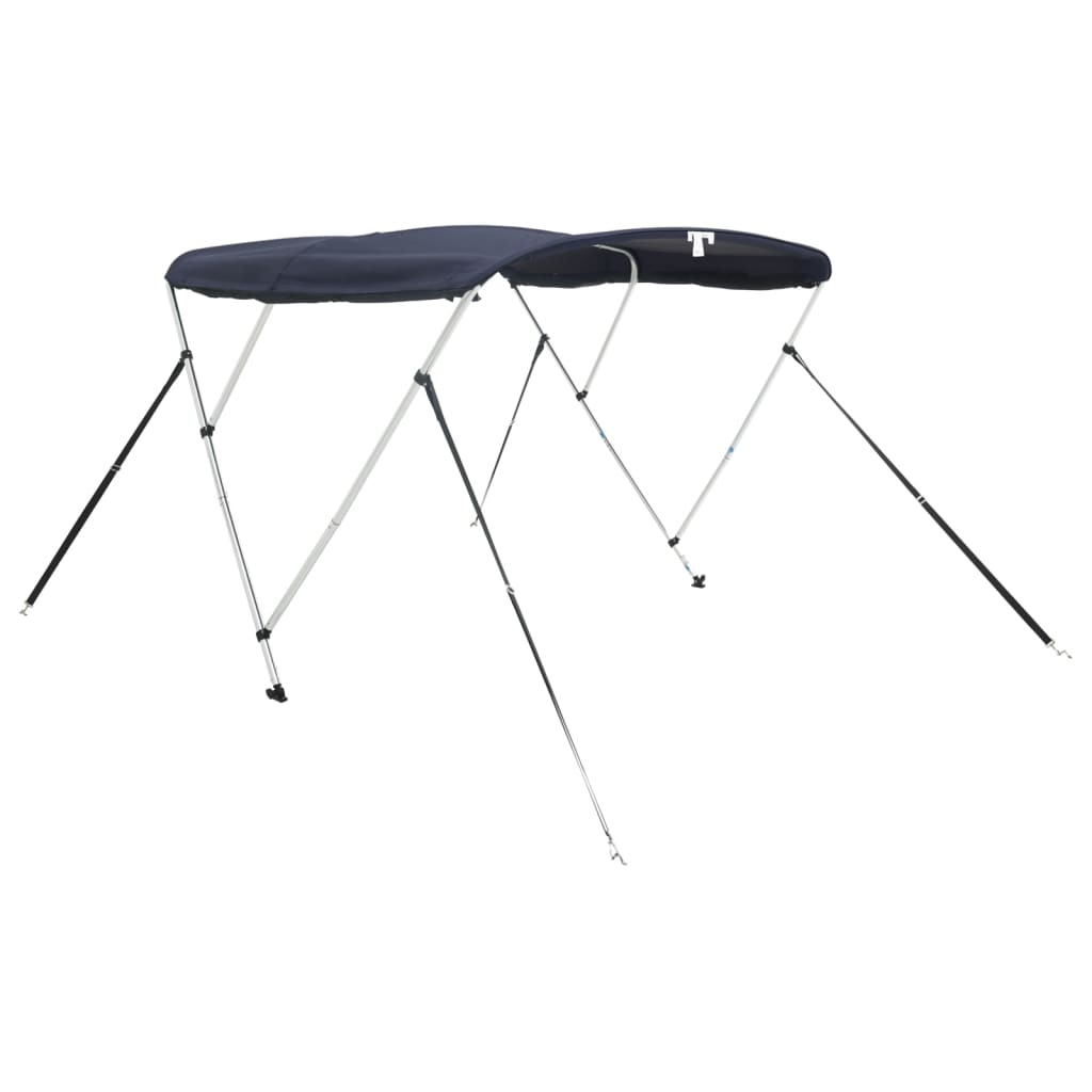 Båtkalesje 3-buet med sidevegger i netting 183x(154-167)x137 cm