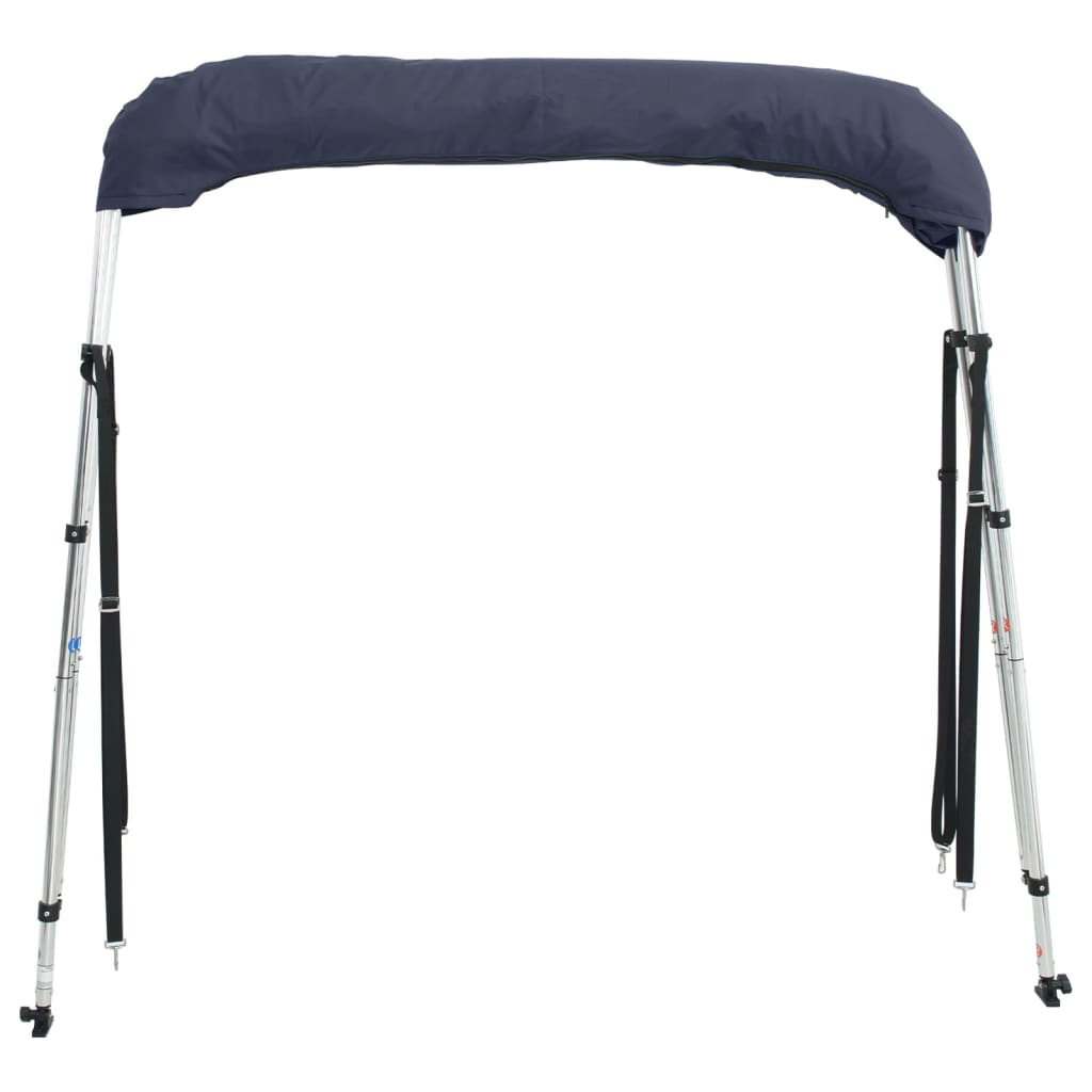 Båtkalesje 3-buet med sidevegger i netting 183x(170-182)x137 cm vidaXL