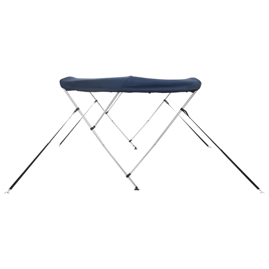 Båtkalesje 3-buet med sidevegger i netting 183x(170-182)x137 cm vidaXL