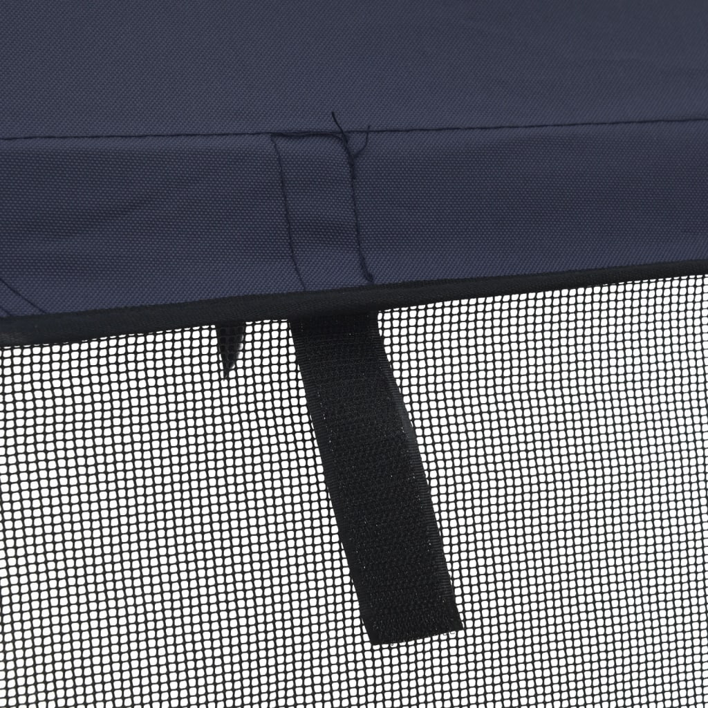 Båtkalesje 3-buet med sidevegger i netting 183x(170-182)x137 cm vidaXL