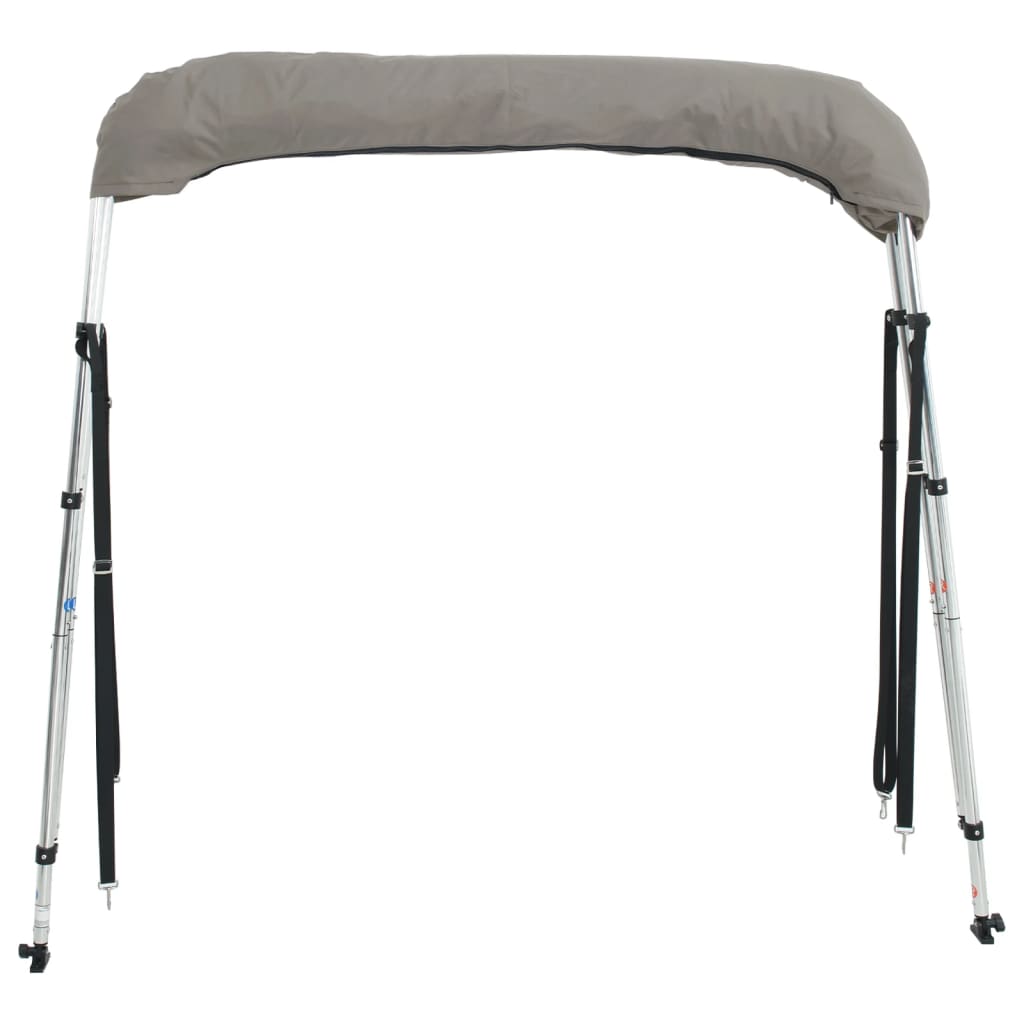 Båtkalesje 3-buet med sidevegger i netting 183x(170-182)x137 cm