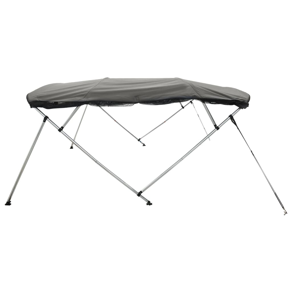 Båtkalesje 4-buet med sidevegger 243x(200-213)x137 cm
