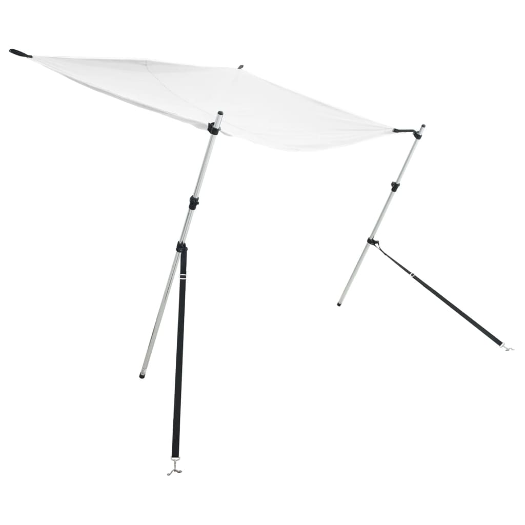 T-Top solskjermutvidelse hvit 170x170x(115-183) cm