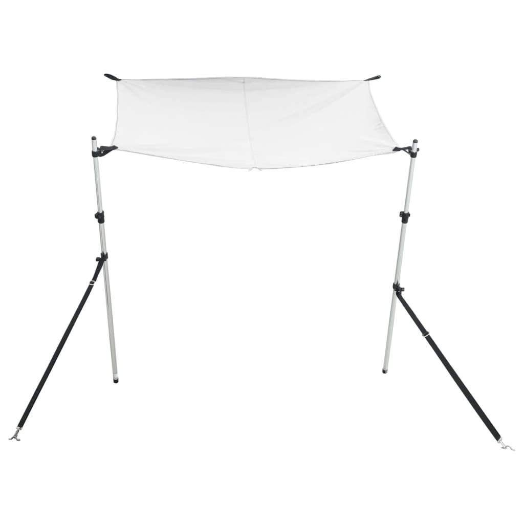 T-Top solskjermutvidelse hvit 170x208x(115-183) cm
