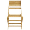 Sammenleggbare hagestoler 8 stk 48,5x61,5x87 cm heltre akasie