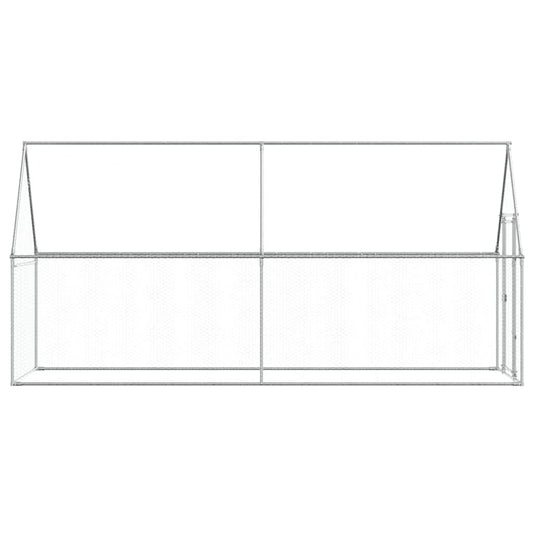 Kyllingbur sølv 400x100x190 cm galvanisert stål