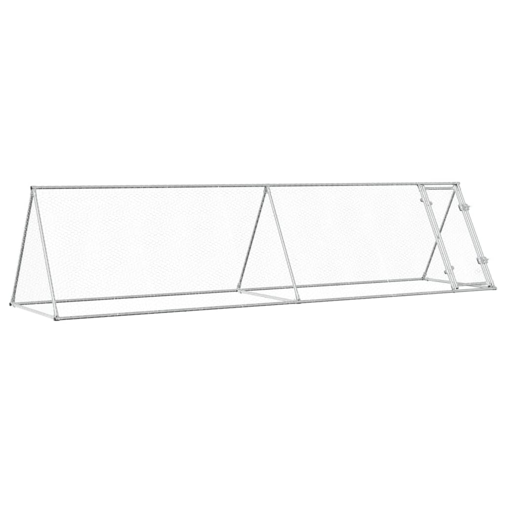 Kyllingbur sølv 400x105x91 cm galvanisert stål