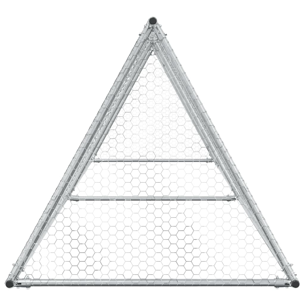 Kyllingbur sølv 400x105x91 cm galvanisert stål
