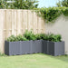 Plantekasse blågrå 160x120x53 cm PP