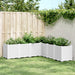Plantekasse hvit 160x160x53 cm PP