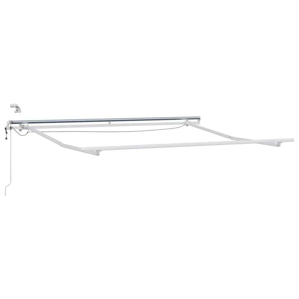 Automatisk uttrekkbar markise med LED burgunder 300x250 cm