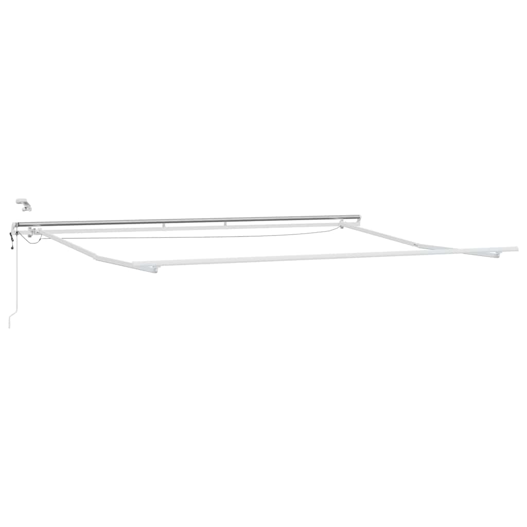 Automatisk uttrekkbar markise med LED burgunder 400x300 cm