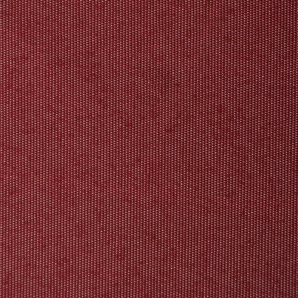 Manuell uttrekkbar markise med LED burgunder 450x350 cm