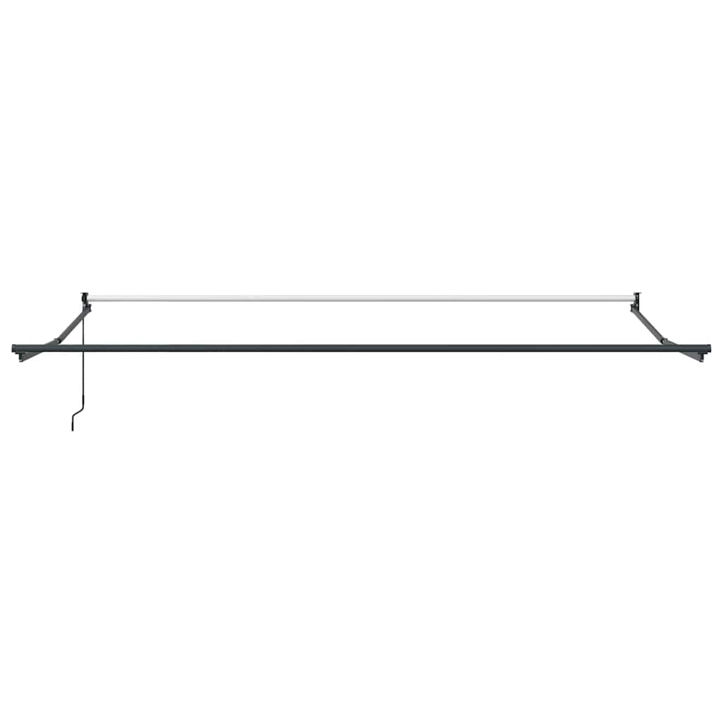 Manuell uttrekkbar markise burgunder 450x300 cm