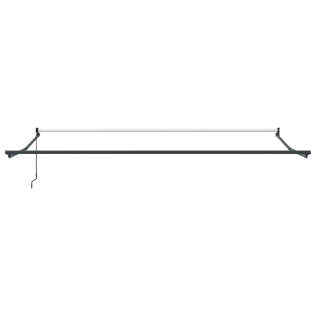 Manuell uttrekkbar markise burgunder 500x300 cm