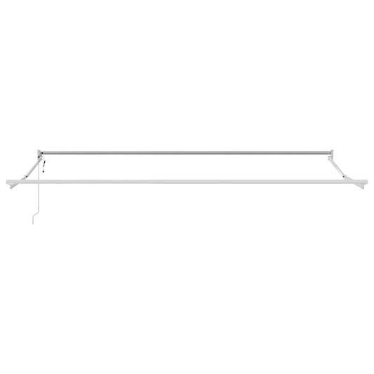 Automatisk uttrekkbar markise burgunder 400x300 cm vidaXL