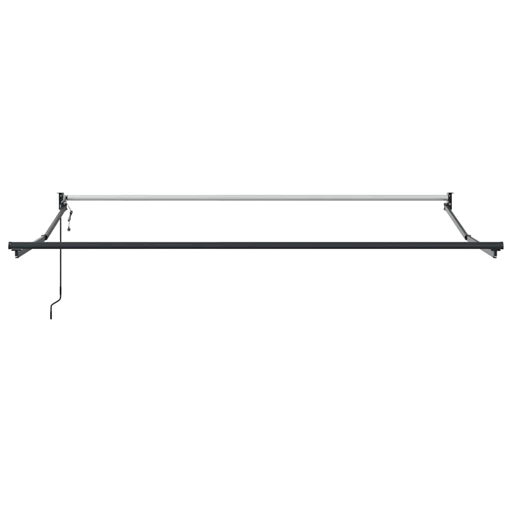 Automatisk uttrekkbar markise med LED burgunder 300x250 cm