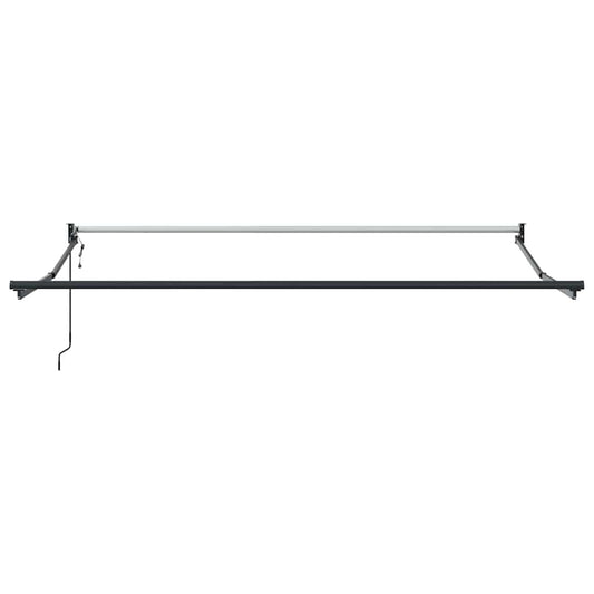 Automatisk uttrekkbar markise med LED burgunder 300x250 cm