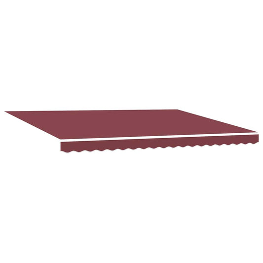 Automatisk uttrekkbar markise burgunder 450x300 cm