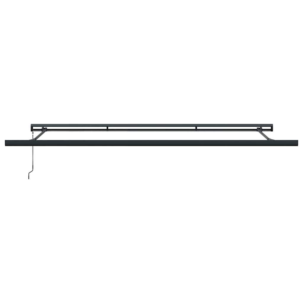 Manuell uttrekkbar markise burgunder 400x300 cm