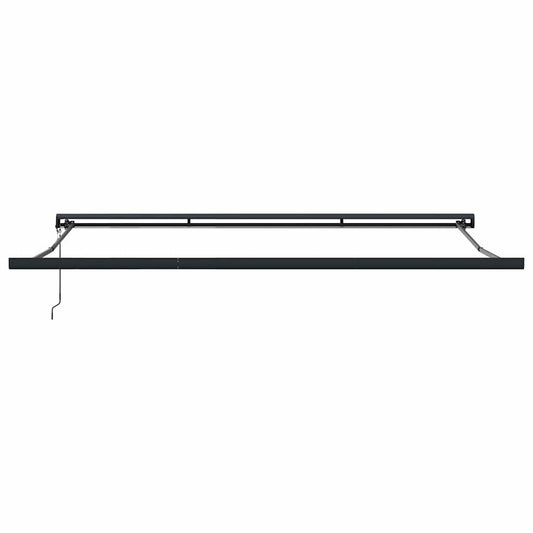 Automatisk uttrekkbar markise burgunder 500x300 cm