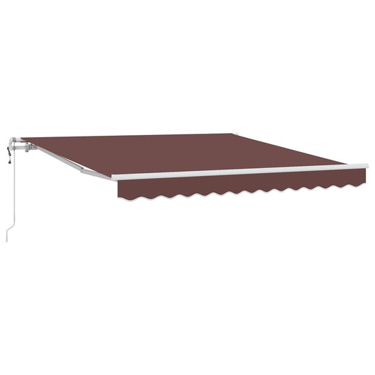 Automatisk uttrekkbar markise burgunder 300x250 cm