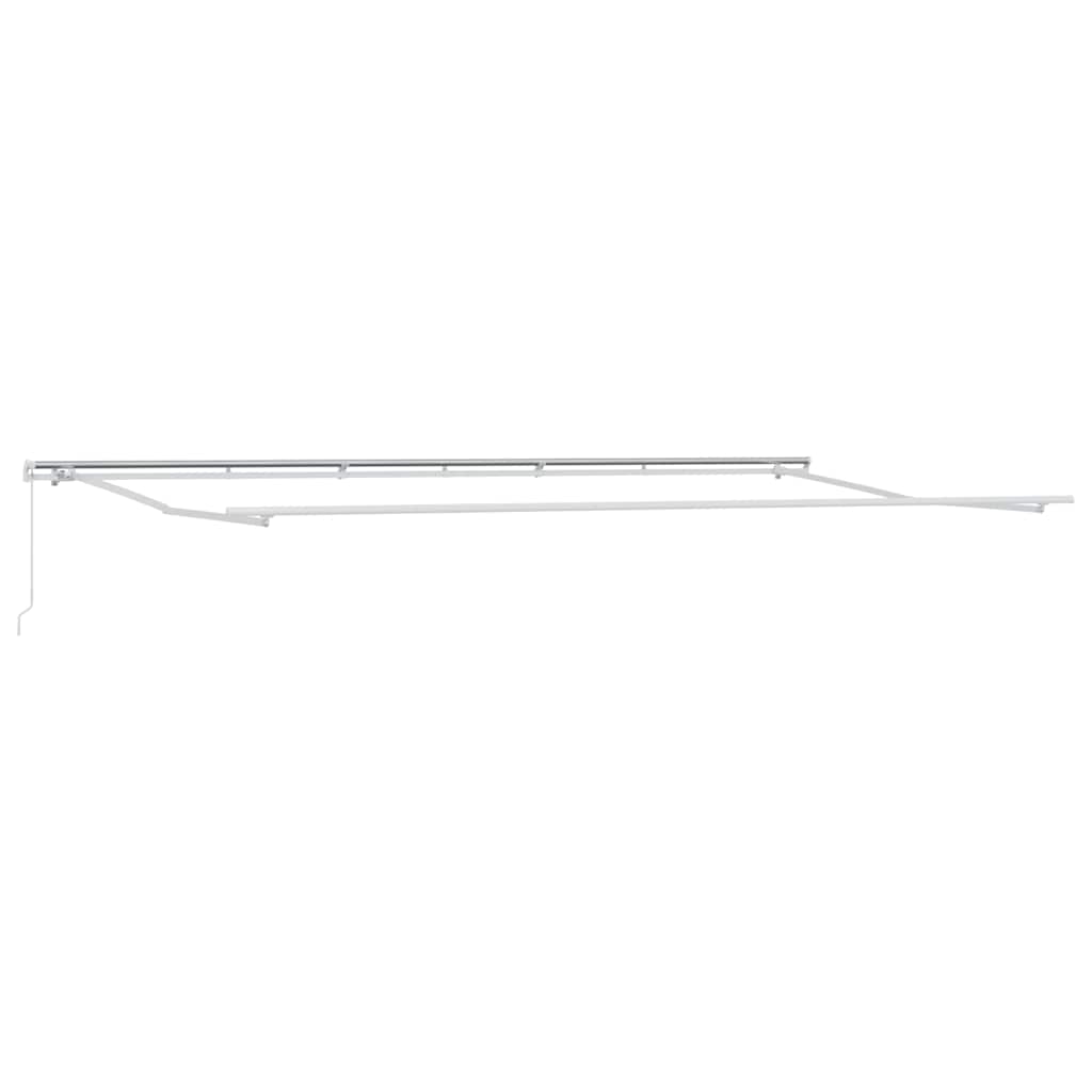 Manuell uttrekkbar markise brun 600x300 cm