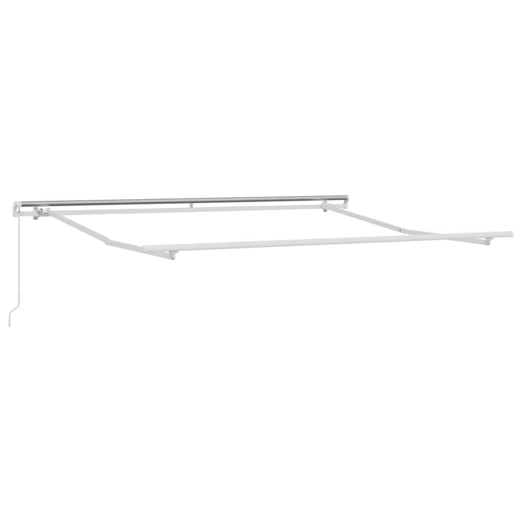 Manuell uttrekkbar markise brun 300x250 cm
