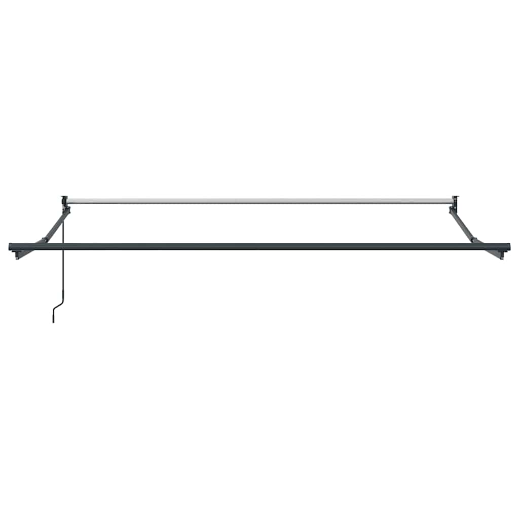 Manuell uttrekkbar markise brun 300x250 cm