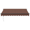 Automatisk uttrekkbar markise burgunder 300x250 cm