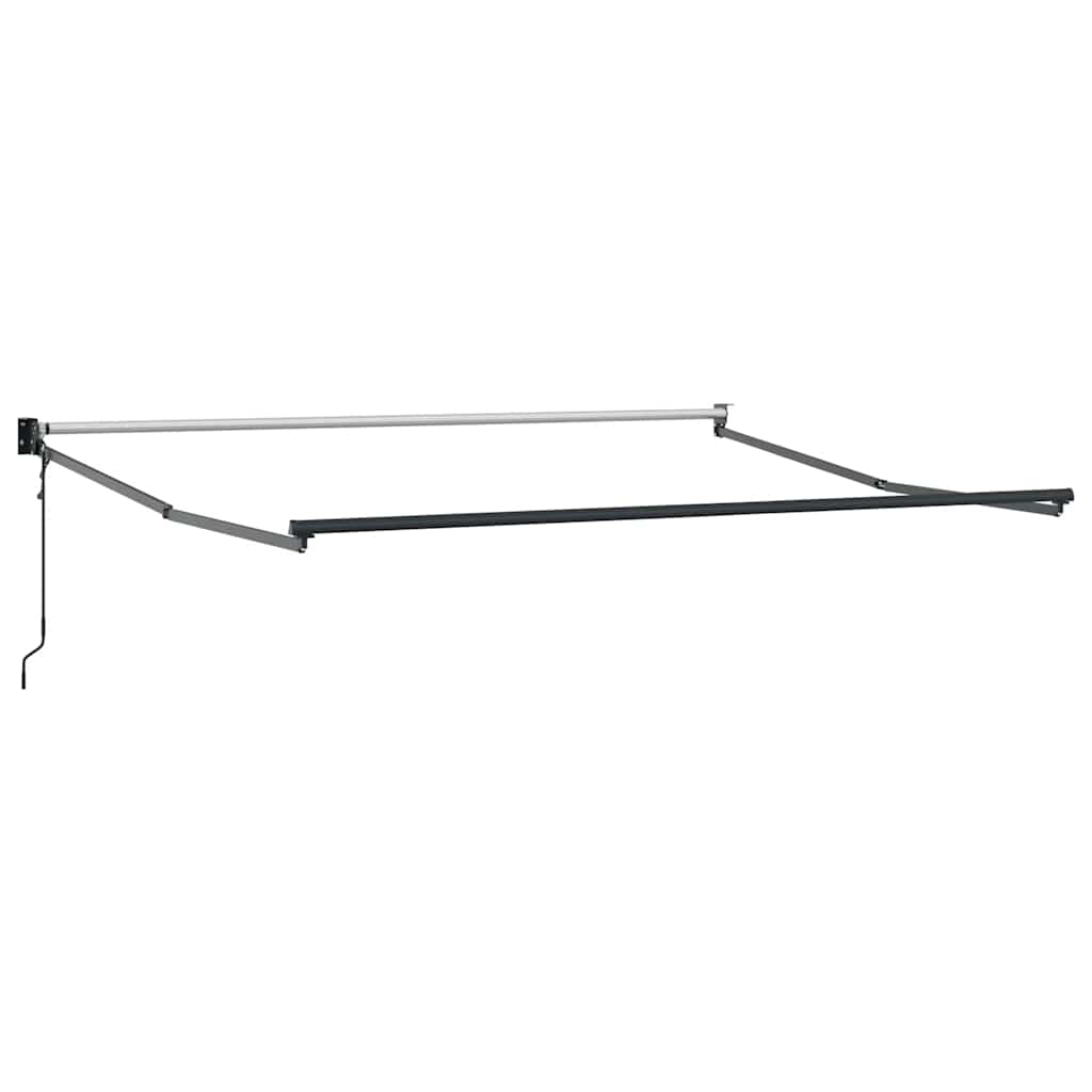 Automatisk uttrekkbar markise burgunder 300x250 cm