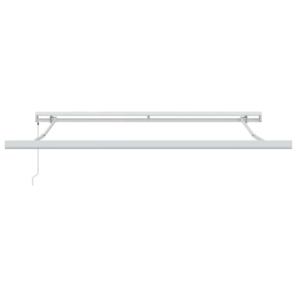 Manuell uttrekkbar markise brun 300x250 cm