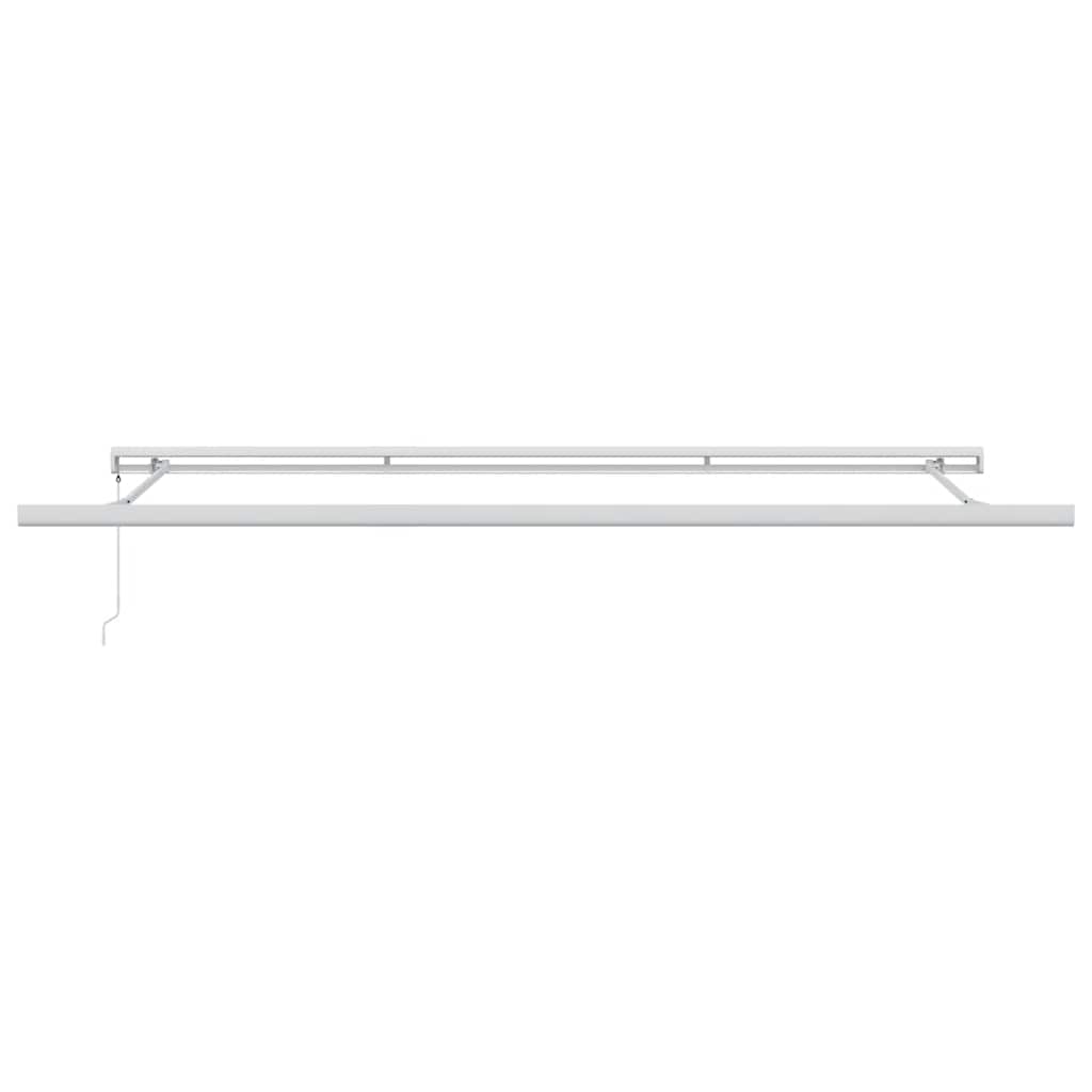 Manuell uttrekkbar markise brun 500x300 cm