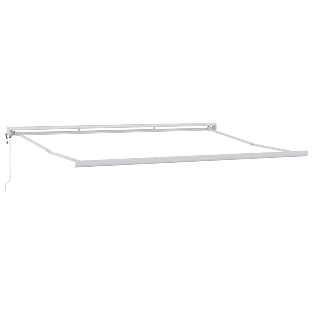 Automatisk uttrekkbar markise brun 450x300 cm