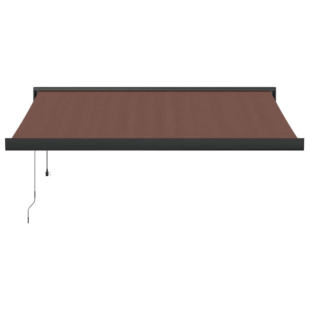 Automatisk uttrekkbar markise burgunder 300x250 cm