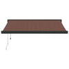 Automatisk uttrekkbar markise burgunder 300x250 cm