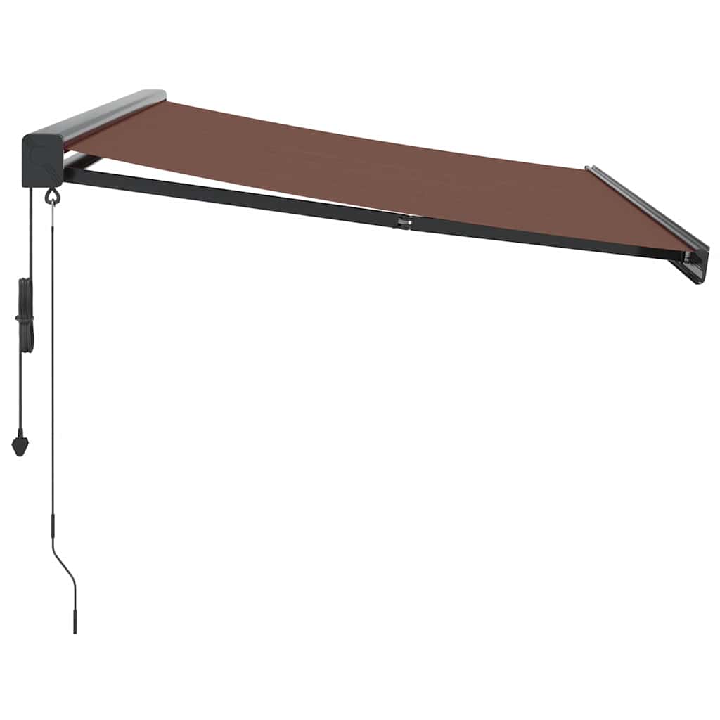 Automatisk uttrekkbar markise burgunder 300x250 cm