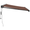 Automatisk uttrekkbar markise burgunder 300x250 cm