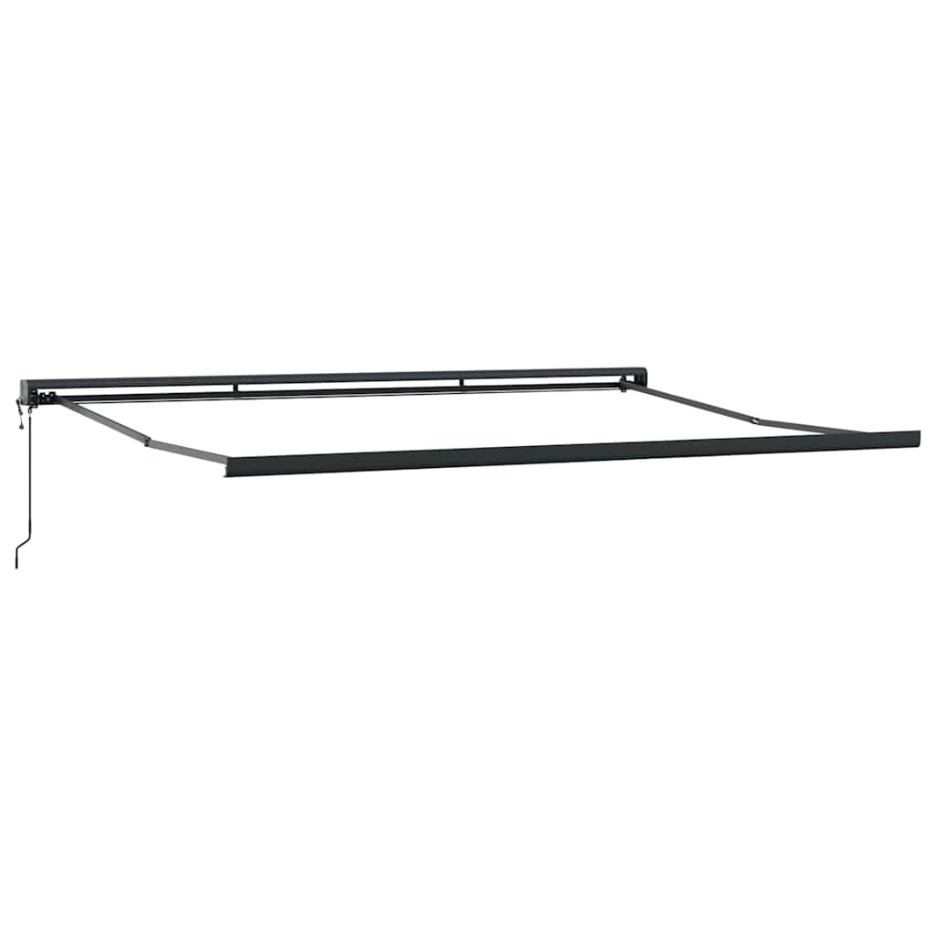 Automatisk uttrekkbar markise brun 450x300 cm