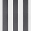 Manuell uttrekkbar markise med LED antrasitt og hvit 400x350 cm