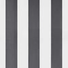 Uttrekkbar markise antrasitt og hvit 3,5x2,5 m stoff aluminium