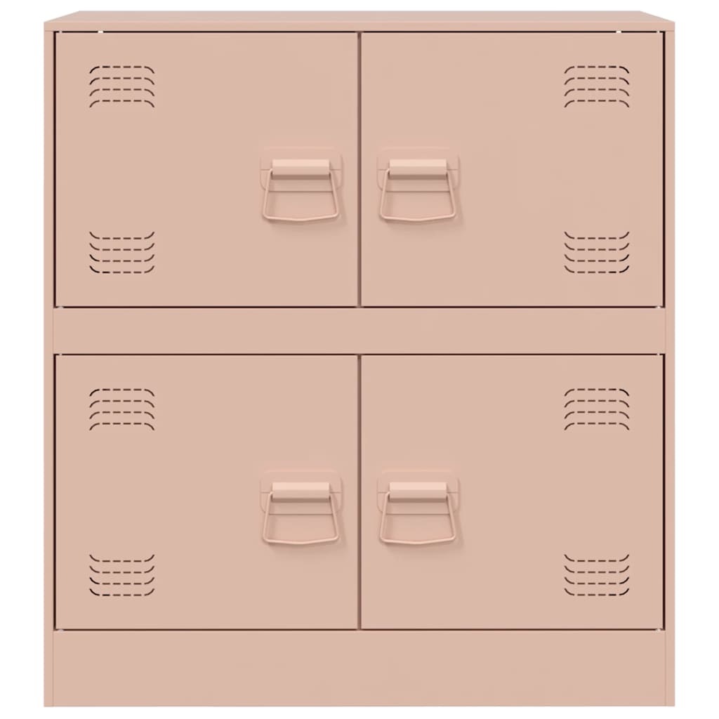 Skjenk rosa 67x39x73 cm stål