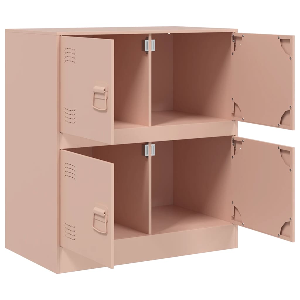 Skjenk rosa 67x39x73 cm stål
