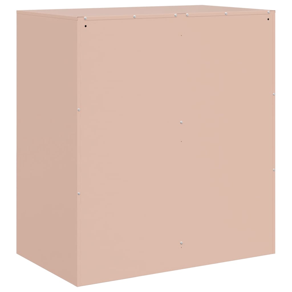 Skjenk rosa 67x39x73 cm stål