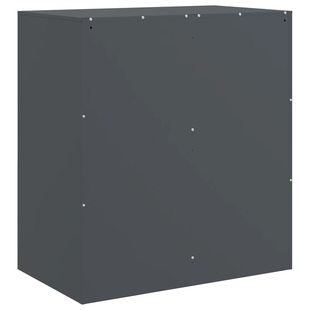Skjenk antrasitt 67x39x73 cm stål