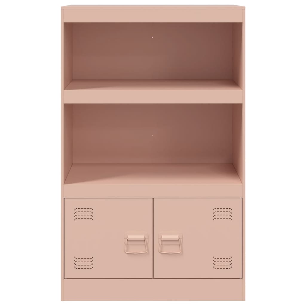Skjenk rosa 67x39x107 cm stål