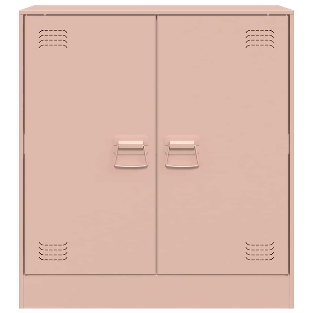 Skjenk rosa 67x39x73 cm stål