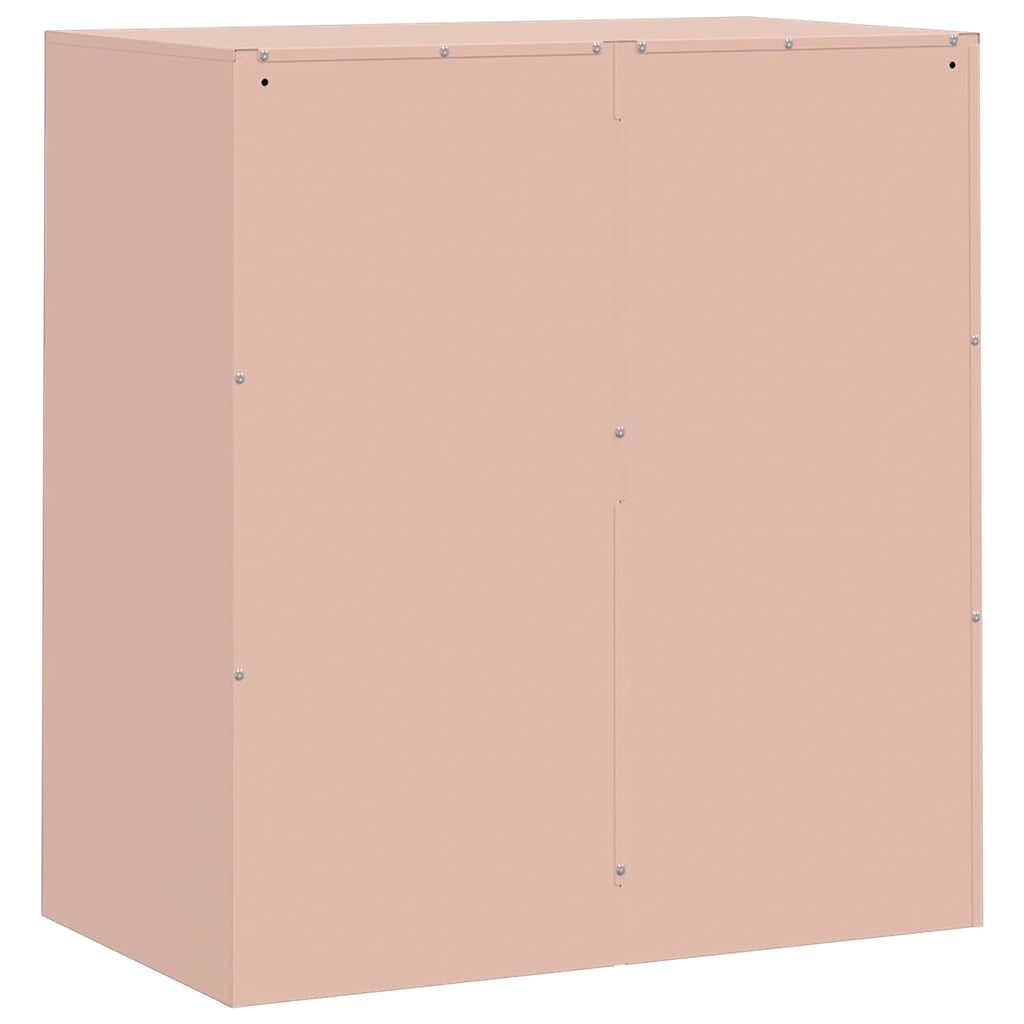 Skjenk rosa 67x39x73 cm stål