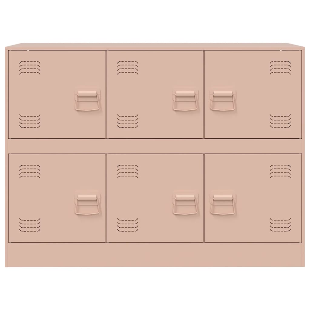 Skjenk rosa 99x39x73 cm stål